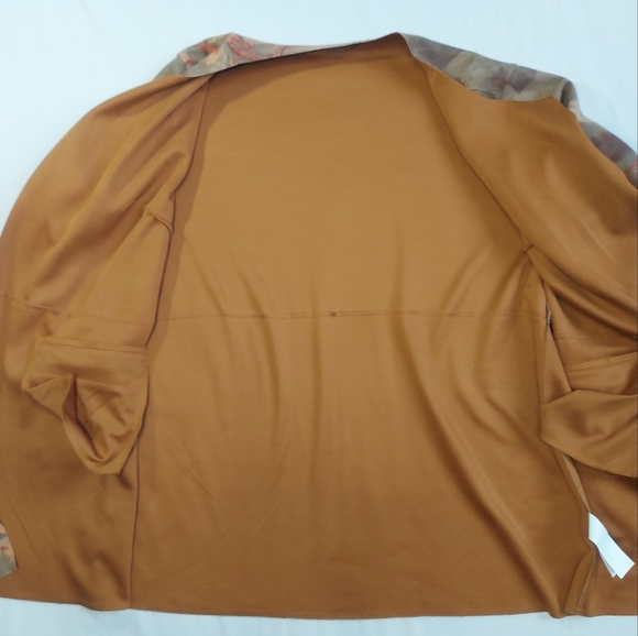 Amanda Green Floral Fall Lightweight Open Jacket, XXL - Picture 9 of 15